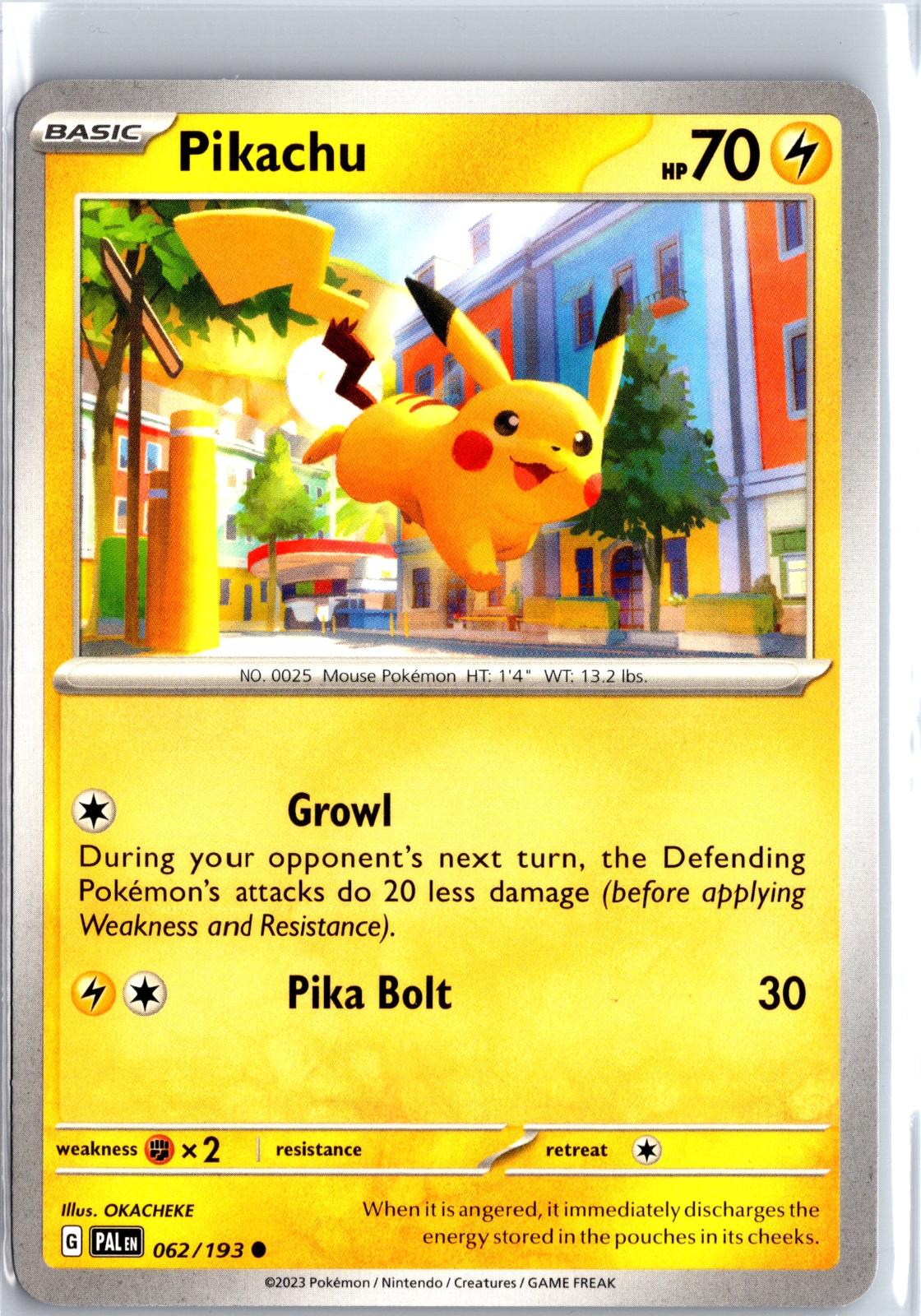 Pikachu - 062/193 - - PALDEA EVOLVED - Pokemon - Common | AB05-17