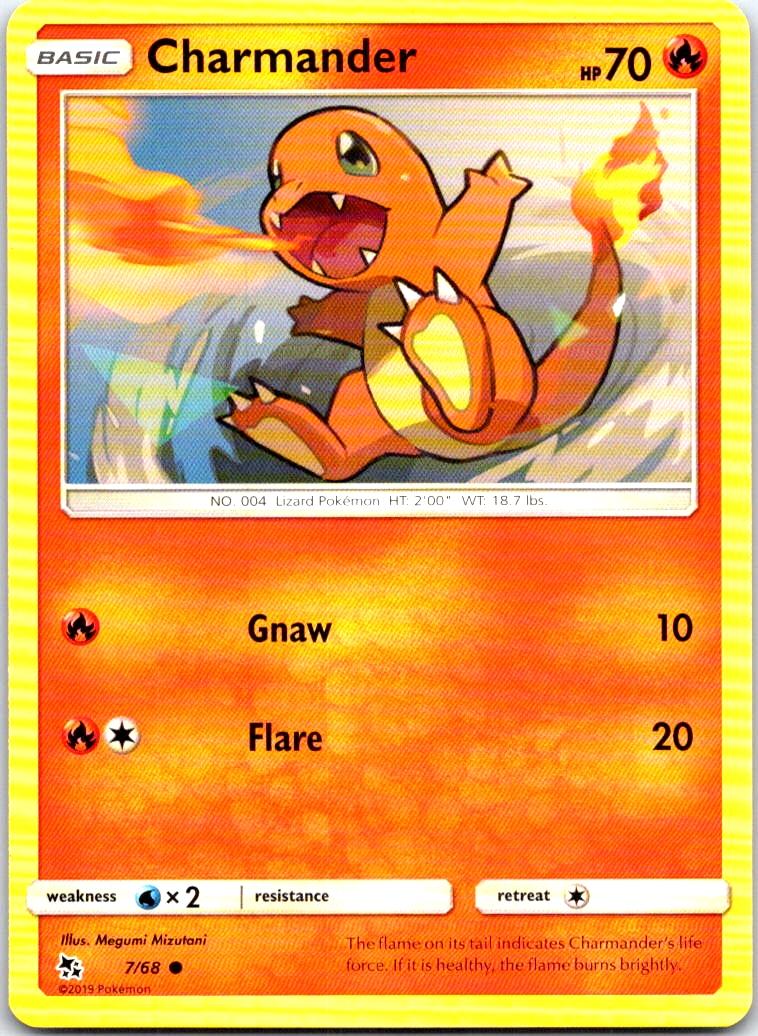Charmander - 7/68 - - HIDDEN FATES - Pokemon - Common | AB20-14