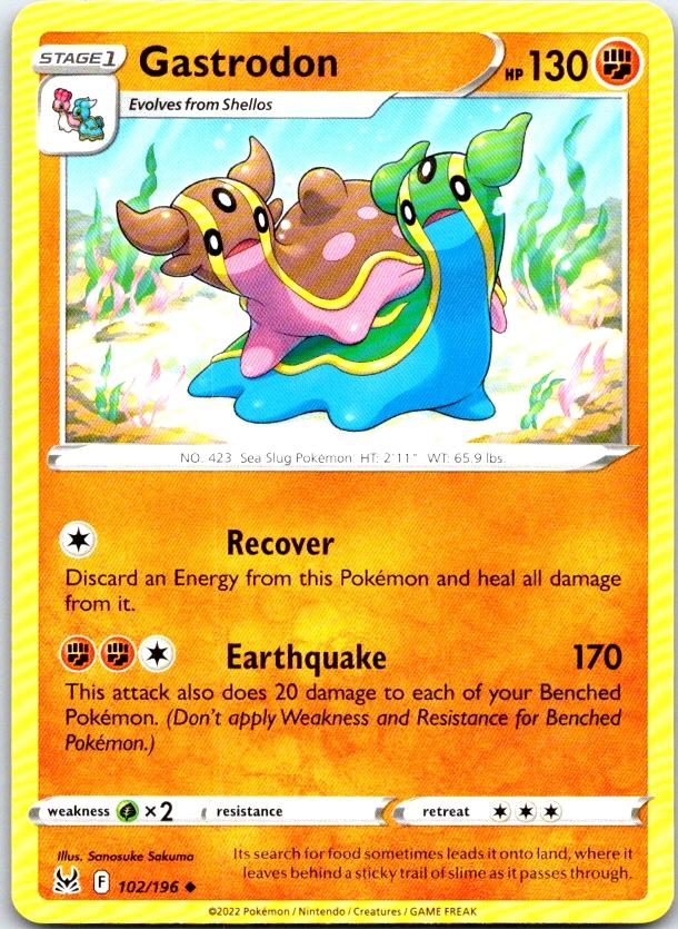 Gastrodon - 102/196 - - LOST ORIGIN - Pokemon - Uncommon | AC09-40
