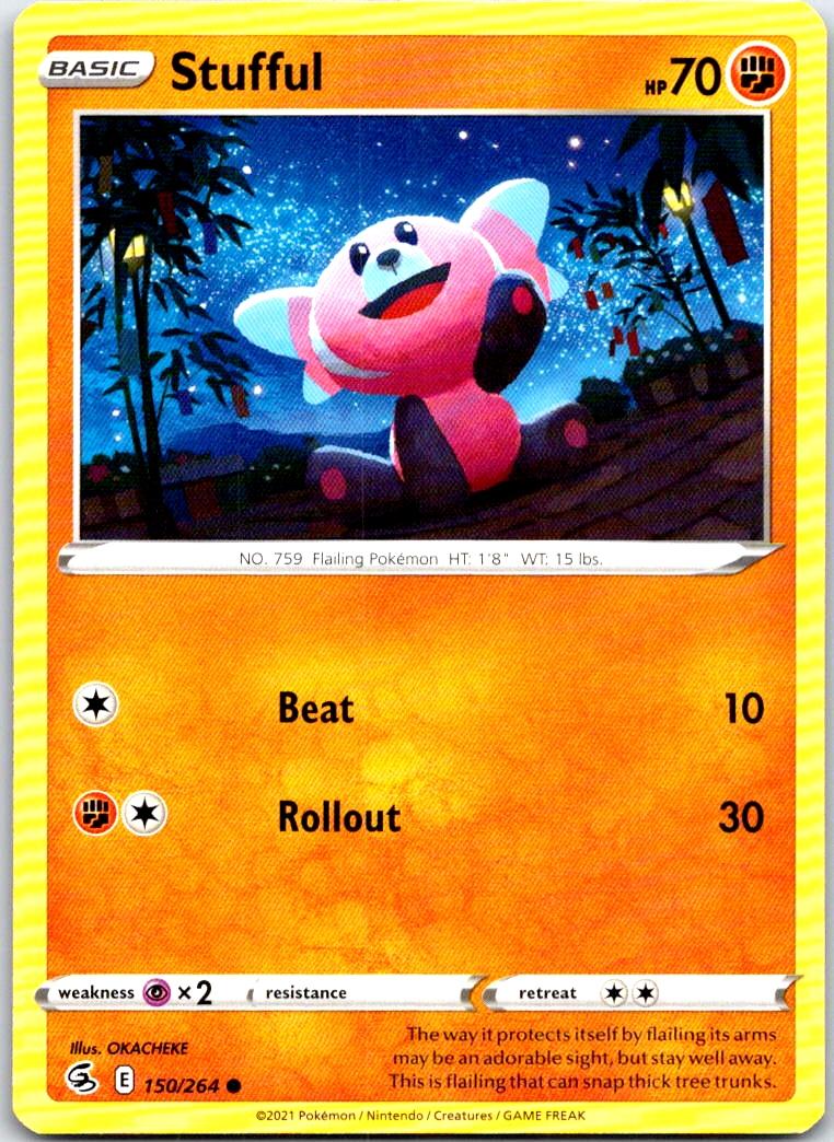 Stufful - 150/264 - - FUSION STRIKE - Pokemon - Common | AB33-37