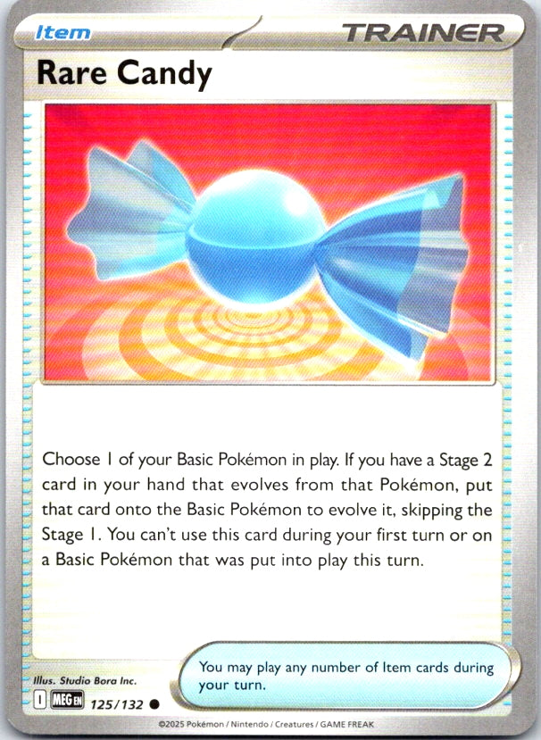 Rare Candy - 125/132 - - MEGA EVOLUTION - Pokemon - Common | AC20-50