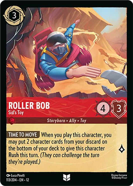 Roller Bob - Sid's Toy - 113/204 - - WILDS UNKNOWN - Lorcana - | LAA01-51