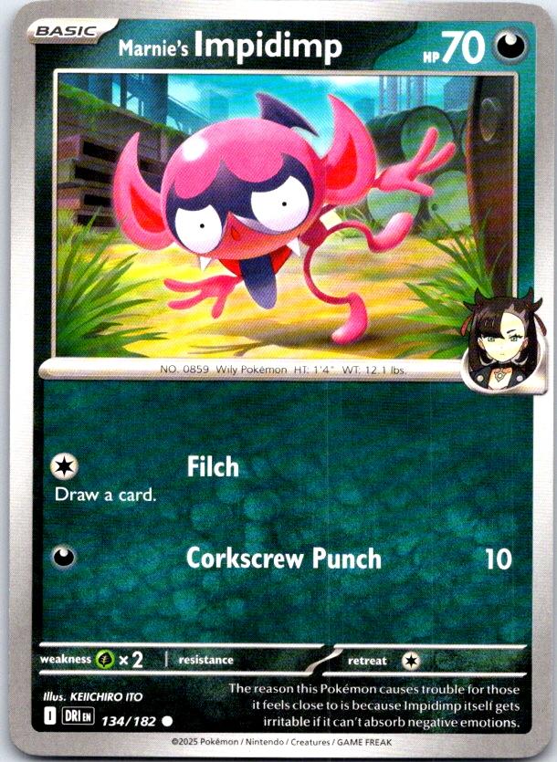 Marnie's Impidimp - 134/182 - - DESTINED RIVALS - Pokemon - Common | AC03-19