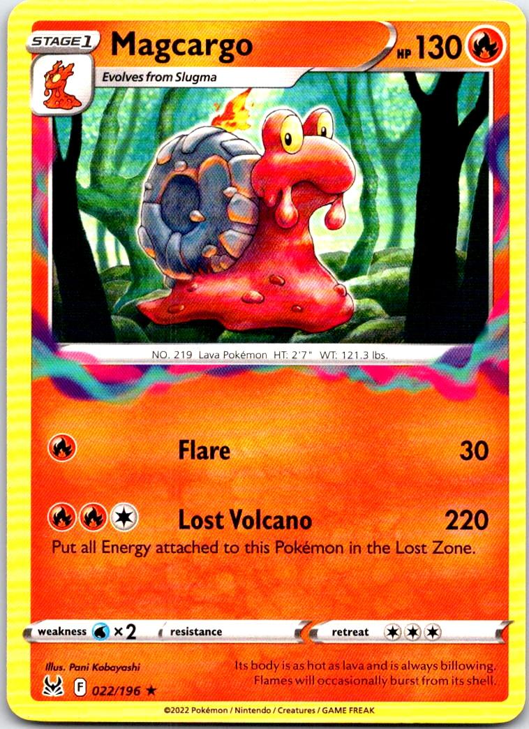 Magcargo - 022/196 - - LOST ORIGIN - Pokemon - Rare | AB43-22