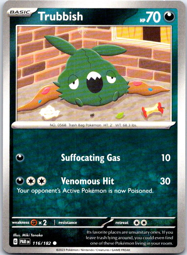 Trubbish - 116/182 - - PARADOX RIFT - Pokemon - Common | AB24-27