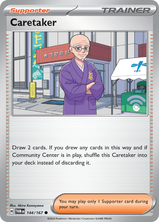 Caretaker - 144/167 - - TWILIGHT MASQUERADE - Pokemon - Common | AA44-81