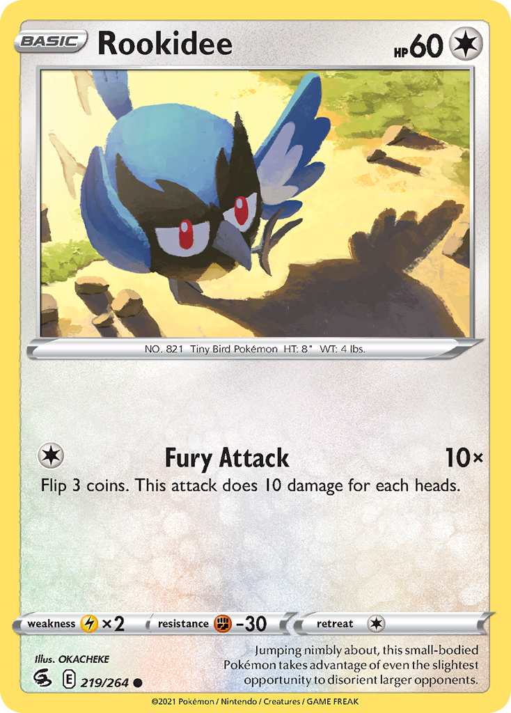 Rookidee - 219/264 - - FUSION STRIKE - Pokemon - Common | AA66-42