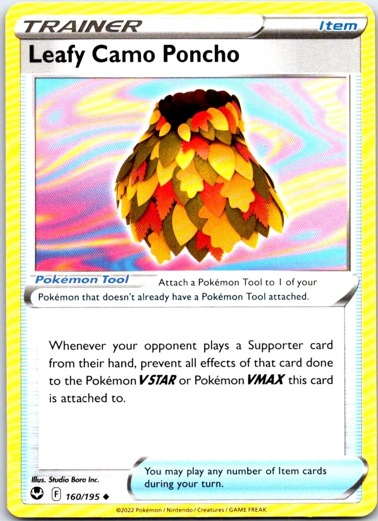Leafy Camo Poncho - 160/195 - - SILVER TEMPEST - Pokemon - Uncommon | AB30-10