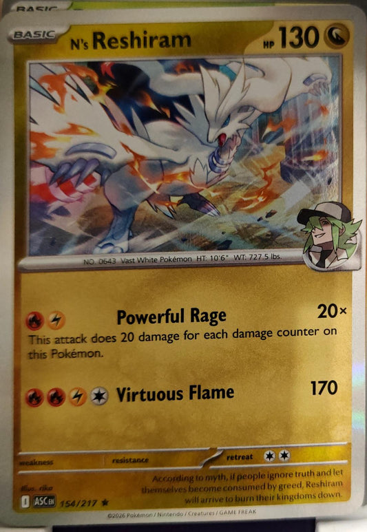 N's Reshiram - 116/159 - Holo - JOURNEY TOGETHER - Pokemon - Rare | AA01-7