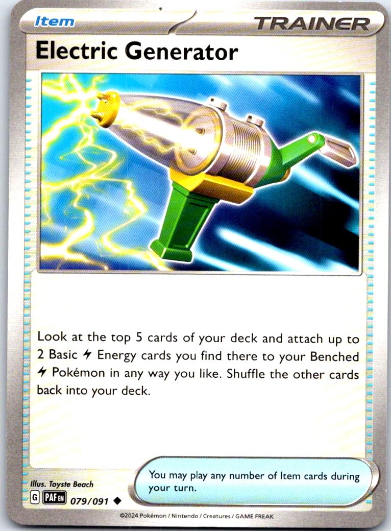 Electric Generator - 079/091 - - PALDEAN FATES - Pokemon - Uncommon | AB25-25