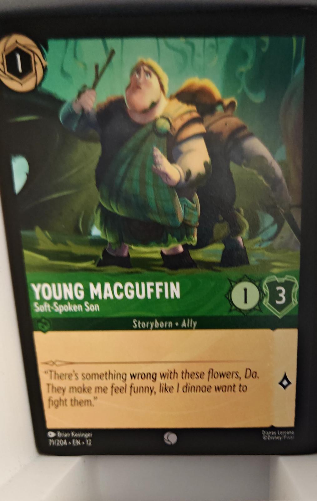 Young MacGuffin - Soft-Spoken Son - 71/204 - - WILDS UNKNOWN - Lorcana - | LAA03-53