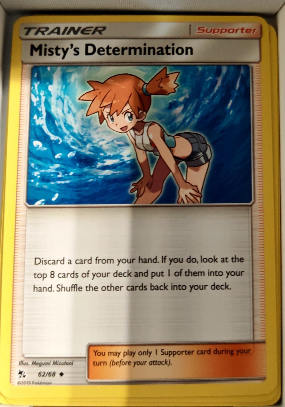 Misty's Determination - 62/68 - - HIDDEN FATES - Pokemon - Uncommon | AA70-14