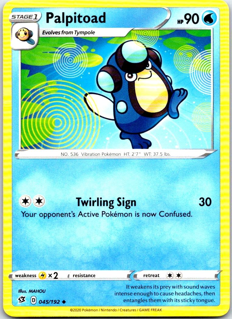 Palpitoad - 045/192 - - REBEL CLASH - Pokemon - Uncommon | AB75-47