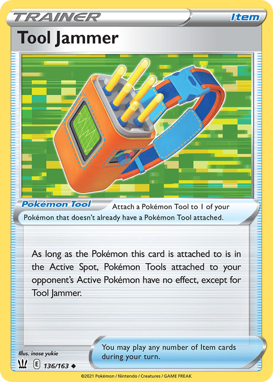 Tool Jammer - 136/163 - - BATTLE STYLES - Pokemon - Uncommon | AA70-25