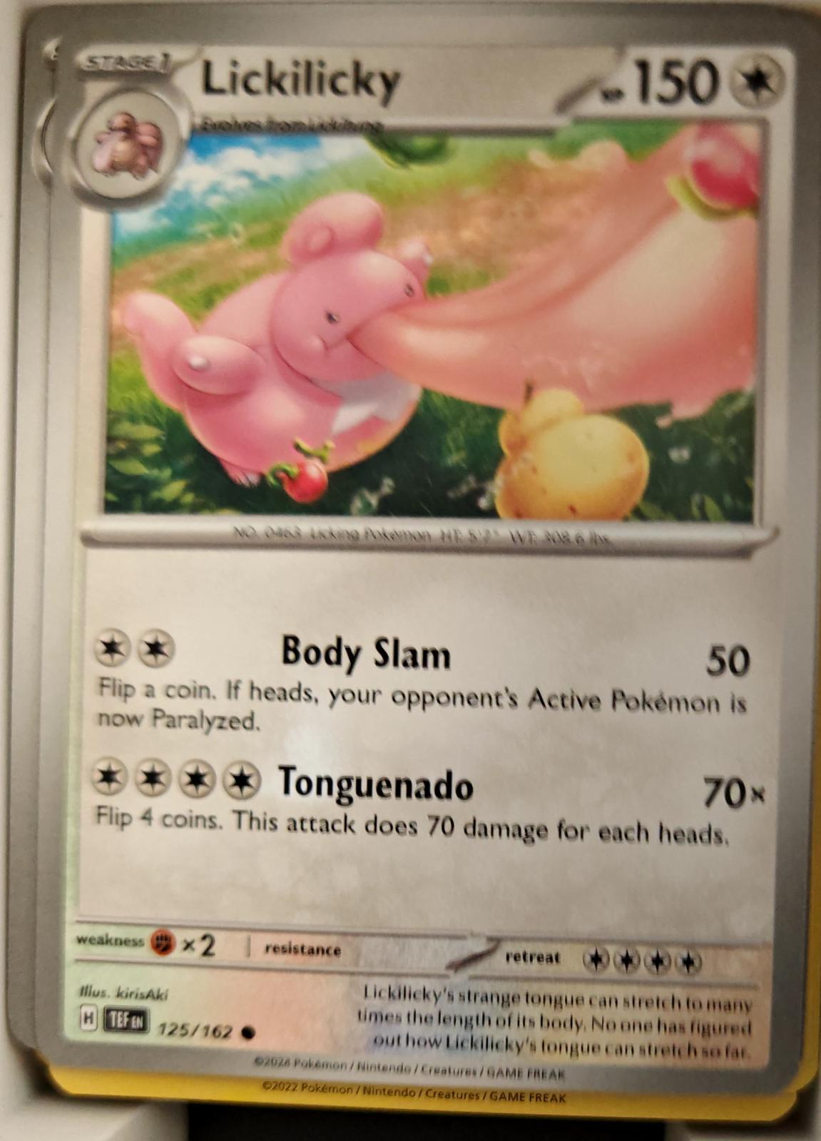 Lickilicky - 125/162 - - TEMPORAL FORCES - Pokemon - Common | AA21-65
