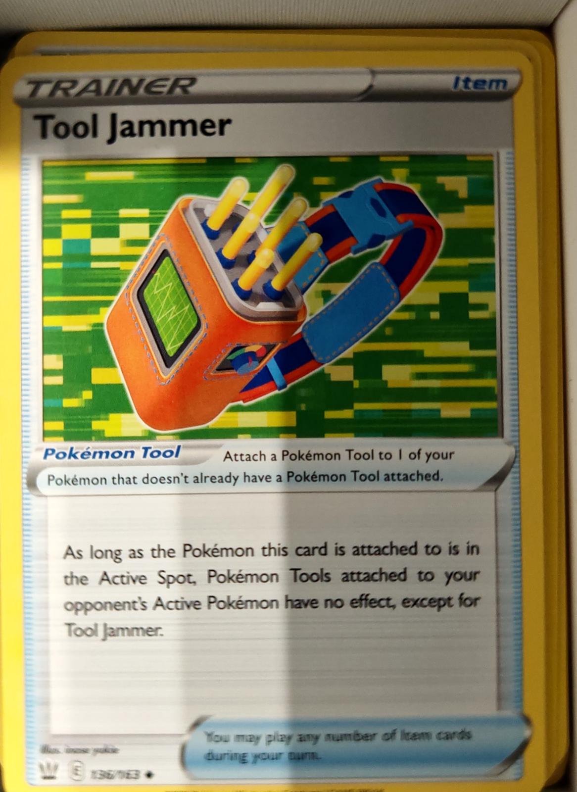 Tool Jammer - 136/163 - - BATTLE STYLES - Pokemon - Uncommon | AA70-25