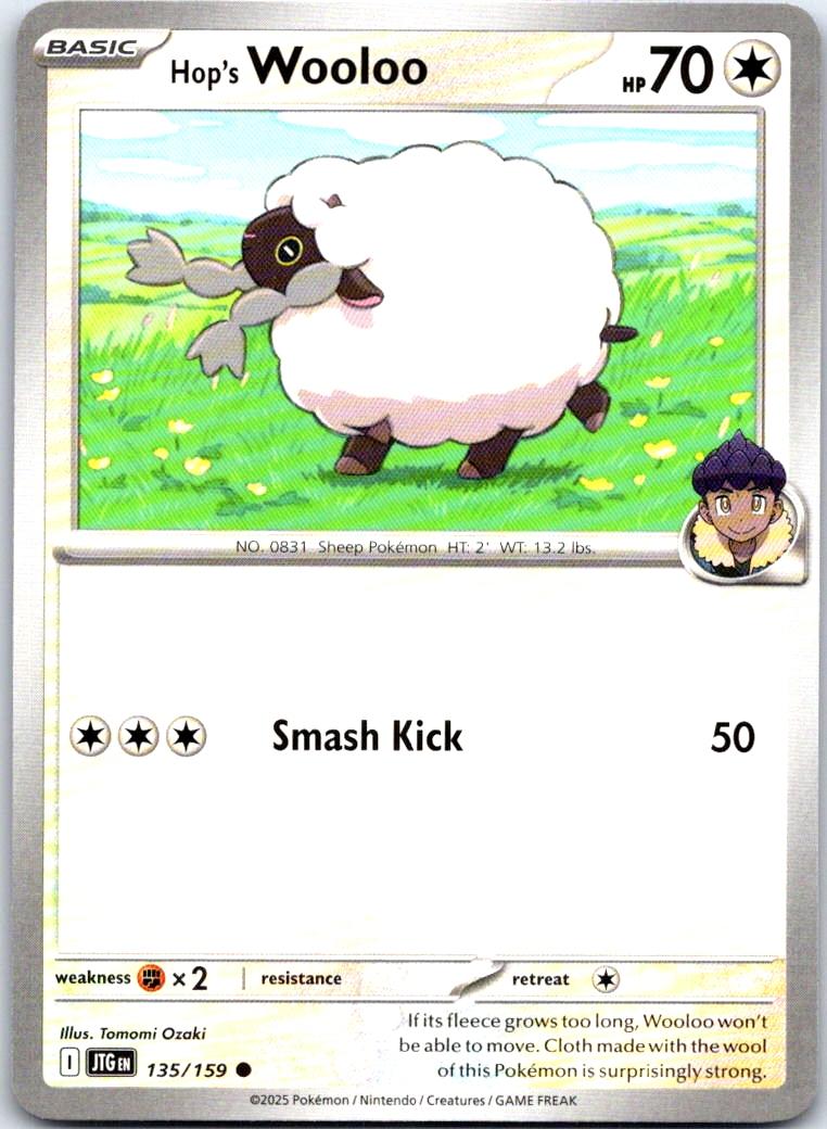 Hop's Wooloo - 135/159 - - JOURNEY TOGETHER - Pokemon - Common | AB21-5