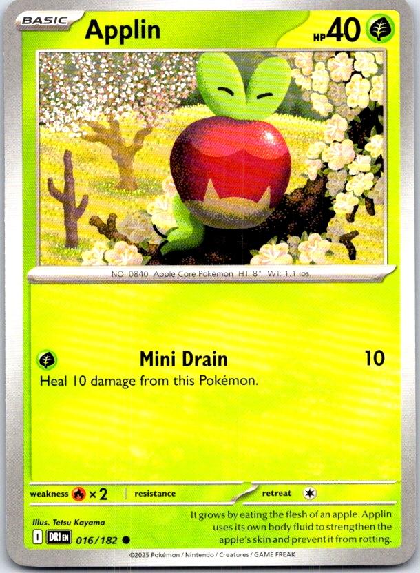 Applin - 016/182 - - DESTINED RIVALS - Pokemon - Common | AC06-44