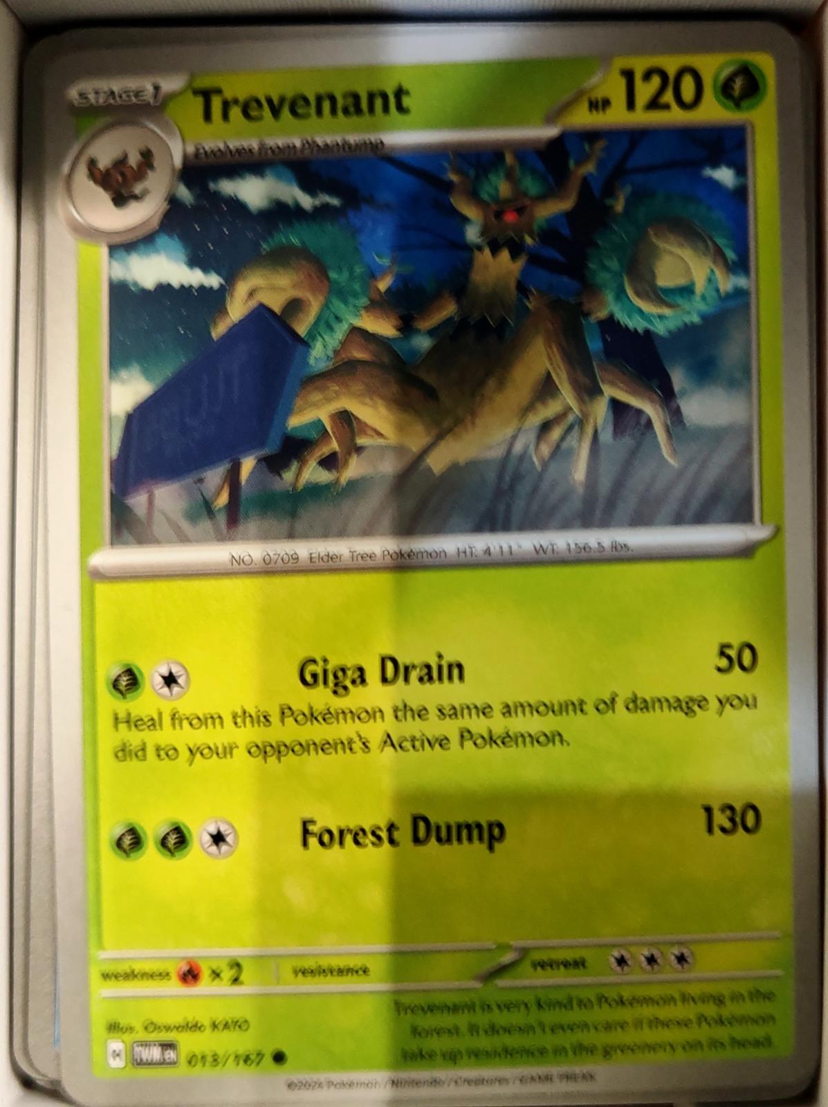 Trevenant - 013/167 - - TWILIGHT MASQUERADE - Pokemon - Common | AA76-45