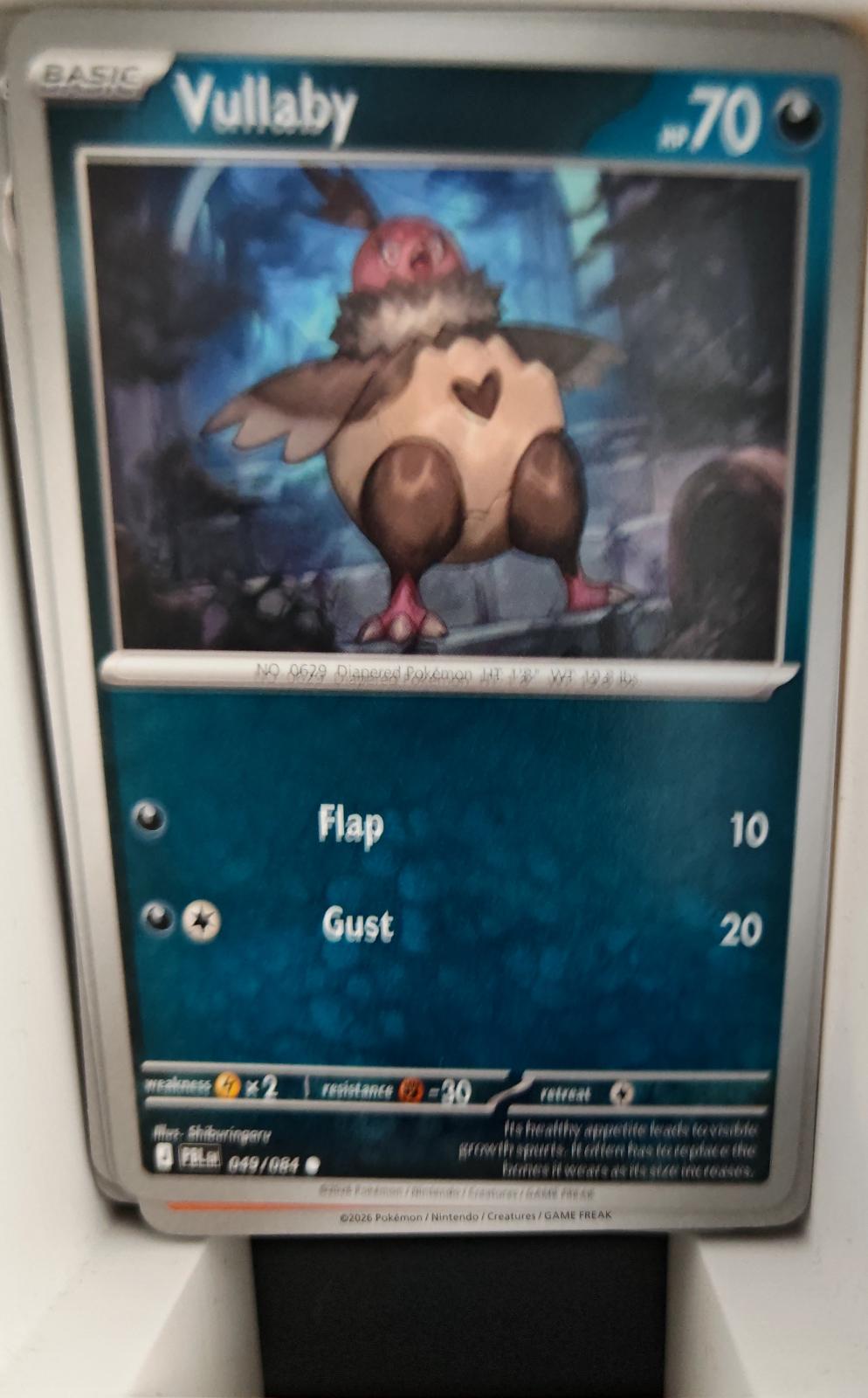 Vullaby - 049/084 - - PITCH BLACK - Pokemon - Common | AA28-64