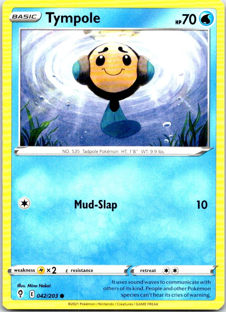 Tympole - 042/203 - - EVOLVING SKIES - Pokemon - Common | AB36-44