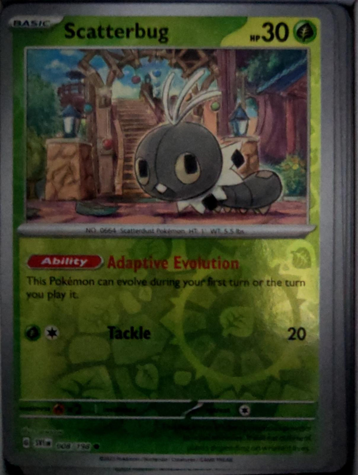 Scatterbug - 008/198 - Reverse Holo - SCARLET & VIOLET - Pokemon - | AA49-30