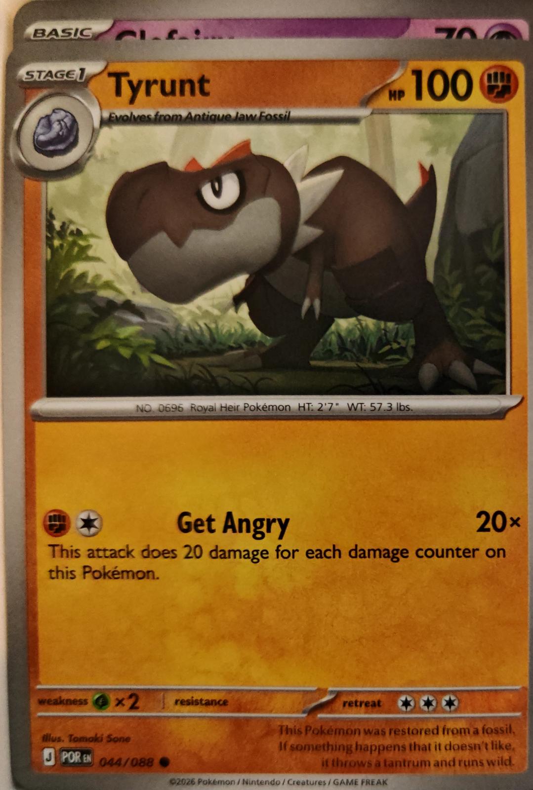 Tyrunt - 044/088 - - PERFECT ORDER - Pokemon - Common | AA01-91