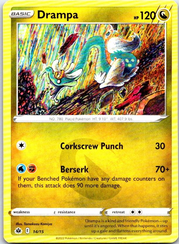 Drampa - 119/203 - - EVOLVING SKIES - Pokemon - Rare | AC17-8