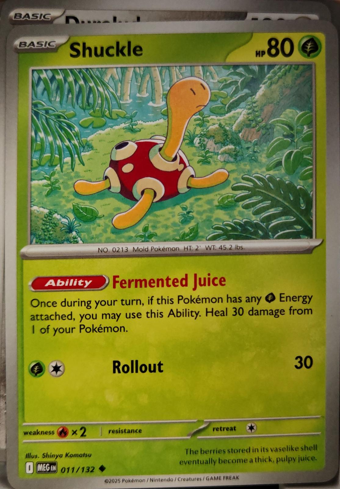 Shuckle - 011/132 - - MEGA EVOLUTION - Pokemon - Uncommon | AA08-22