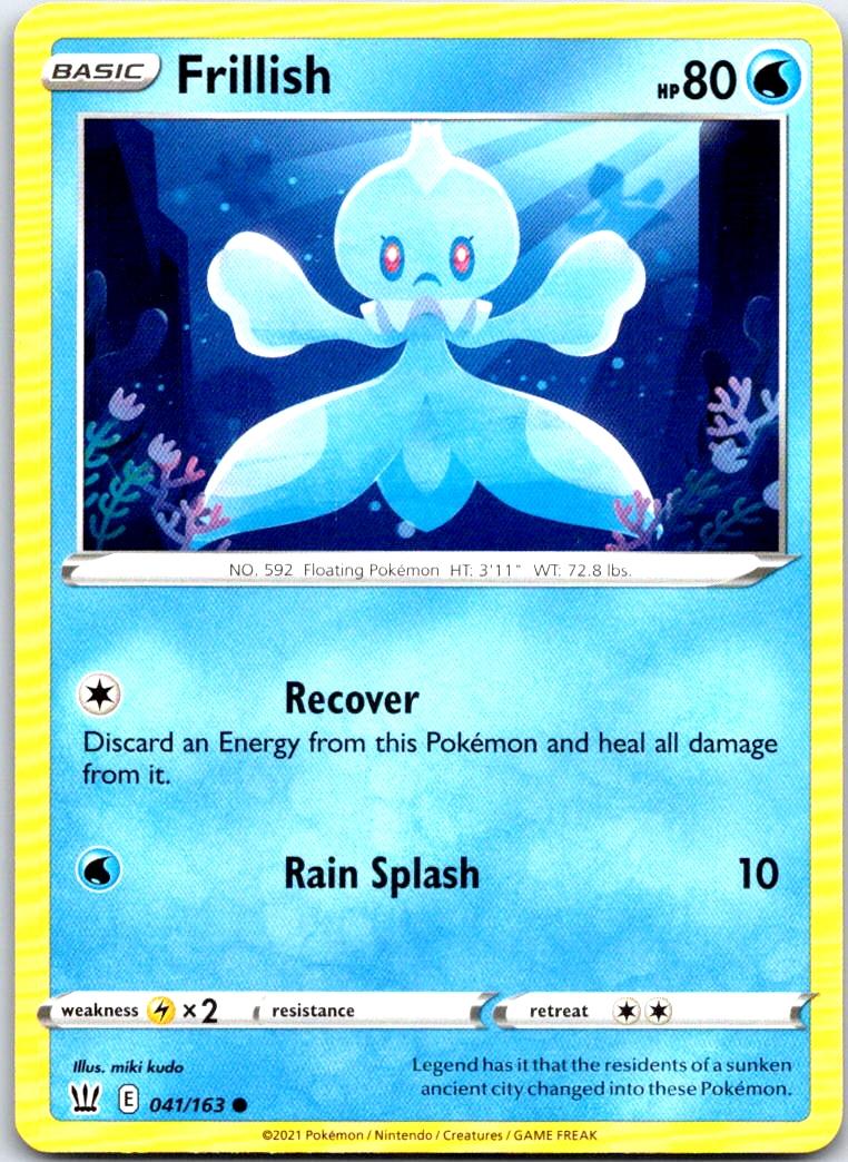 Frillish - 041/163 - - BATTLE STYLES - Pokemon - Common | AB28-22