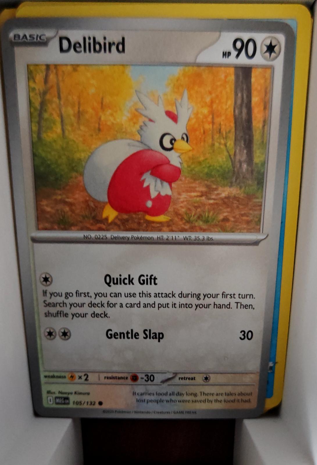 Delibird - 105/132 - - MEGA EVOLUTION - Pokemon - Common | AA57-41