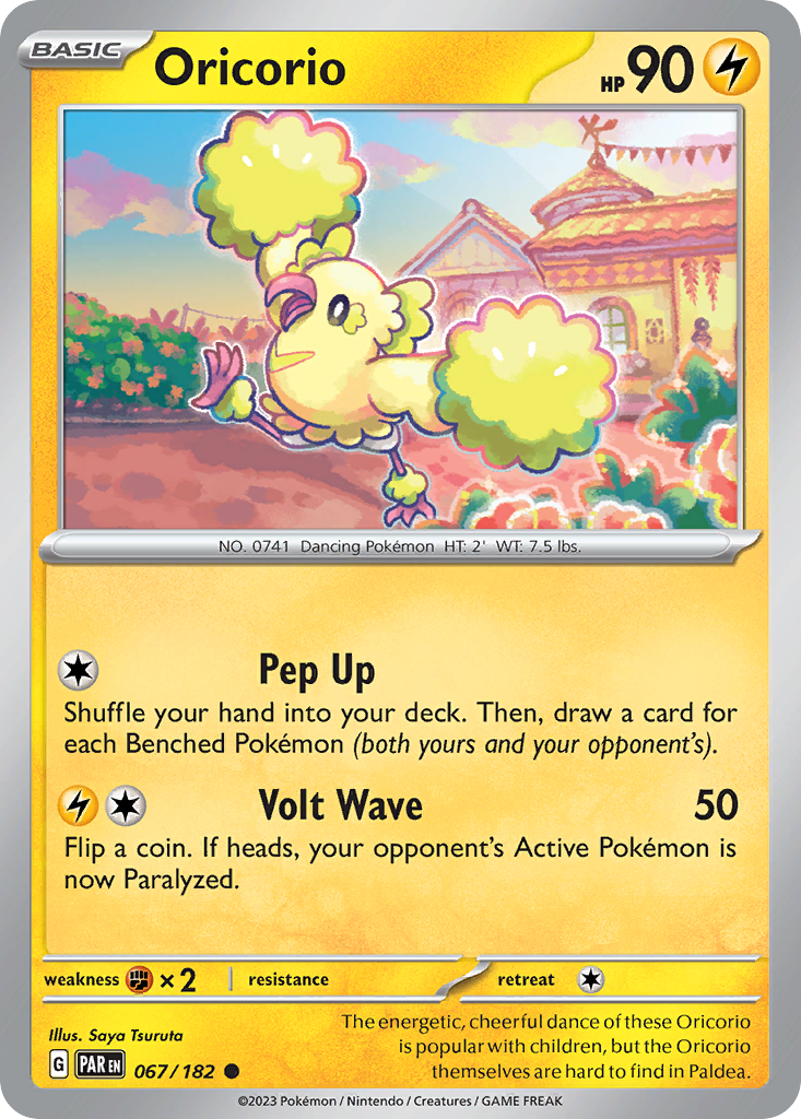 Oricorio - 067/182 - - PARADOX RIFT - Pokemon - Common | AA48-85