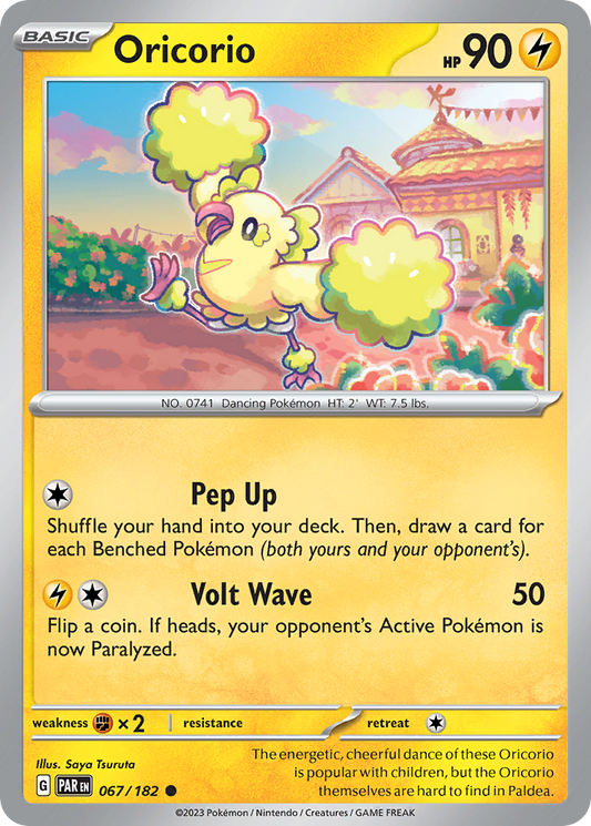 Oricorio - 067/182 - - PARADOX RIFT - Pokemon - Common | AA48-85