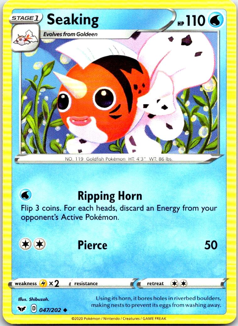 Seaking - 047/202 - - SWORD & SHIELD - Pokemon - Uncommon | AB78-24