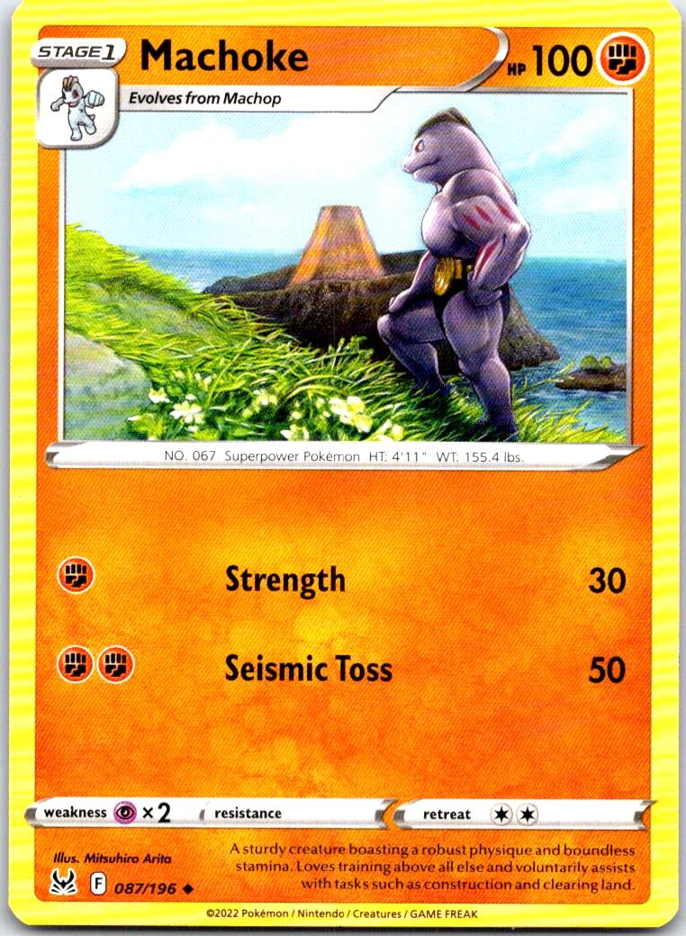 Machoke - 087/196 - - LOST ORIGIN - Pokemon - Uncommon | AB49-50