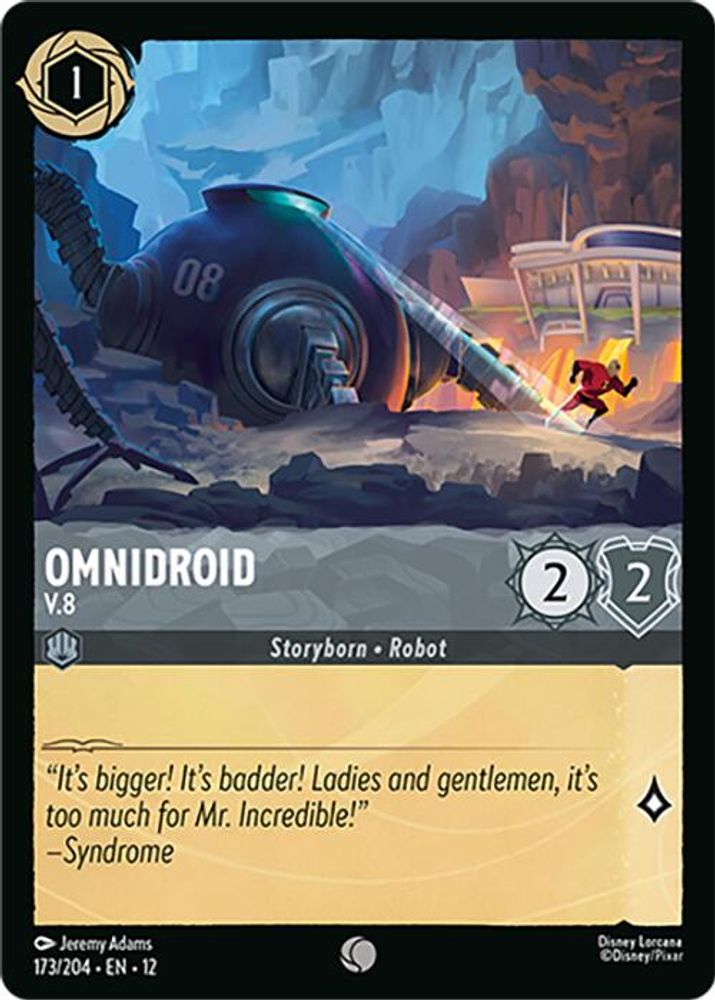 Omnidroid - V.8 - 173/204 - Cold Foil - WILDS UNKNOWN - Lorcana - | LAA03-73