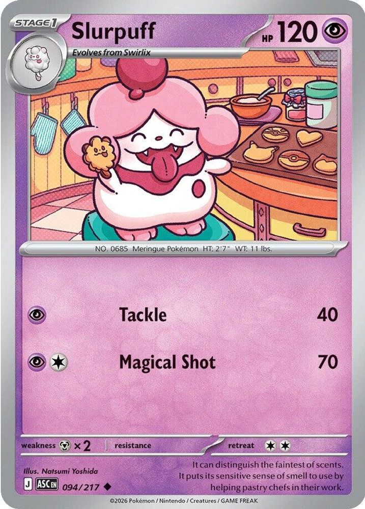 Slurpuff - 094/217 - - ASCENDED HEROES - Pokemon - Uncommon | AA43-61