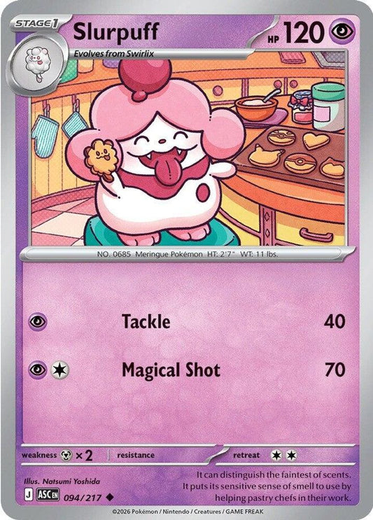 Slurpuff - 094/217 - - ASCENDED HEROES - Pokemon - Uncommon | AA43-61