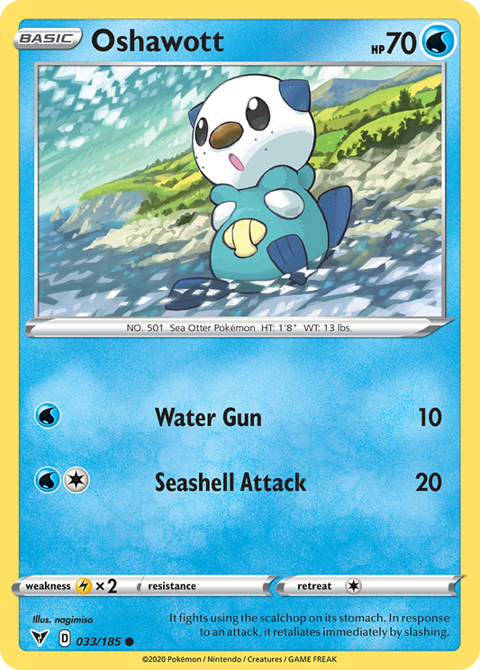 Oshawott - 033/185 - - VIVID VOLTAGE - Pokemon - Common | AA73-29