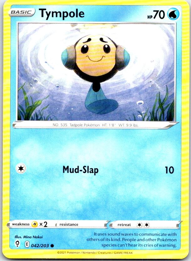 Tympole - 042/203 - - EVOLVING SKIES - Pokemon - Common | AC05-8