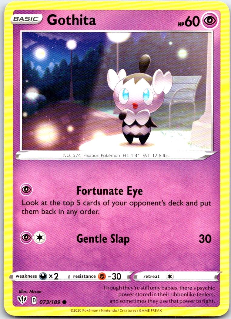 Gothita - 073/189 - - DARKNESS ABLAZE - Pokemon - Common | AB78-17