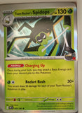 Team Rocket's Spidops - 020/182 - Holo - DESTINED RIVALS - Pokemon - | AA13-23