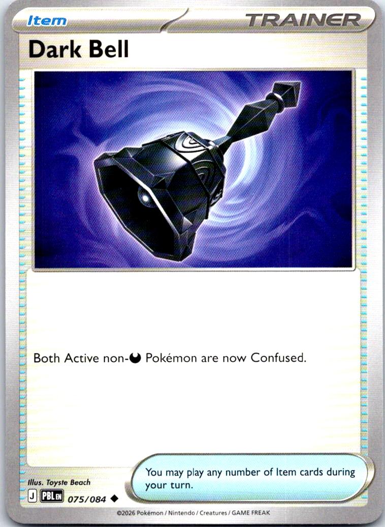 Dark Bell - 075/084 - - PITCH BLACK - Pokemon - Uncommon | AB30-26