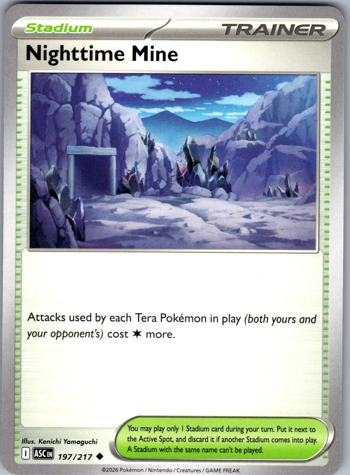 Nighttime Mine - 197/217 - - ASCENDED HEROES - Pokemon - Uncommon | AA77-17