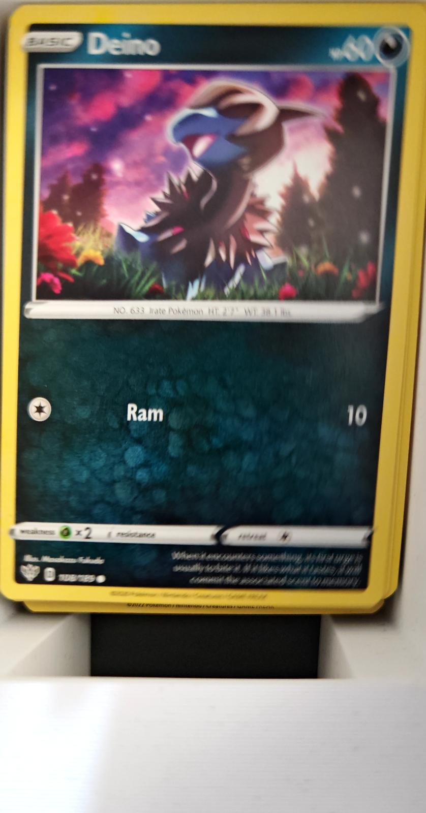 Deino - 108/189 - - DARKNESS ABLAZE - Pokemon - Common | AA21-78