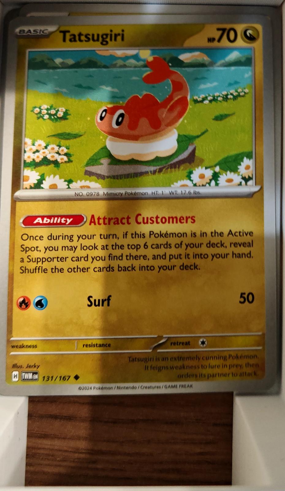 Tatsugiri - 131/167 - - TWILIGHT MASQUERADE - Pokemon - Uncommon | AA76-8