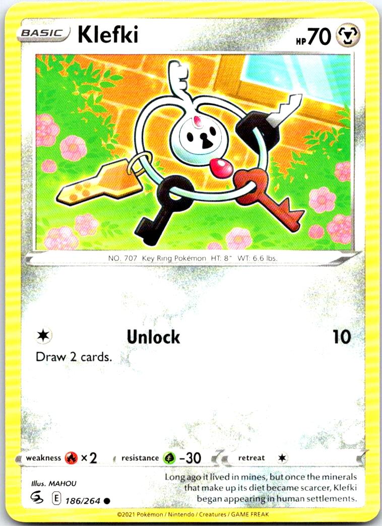 Klefki - 186/264 - - FUSION STRIKE - Pokemon - Common | AB20-26