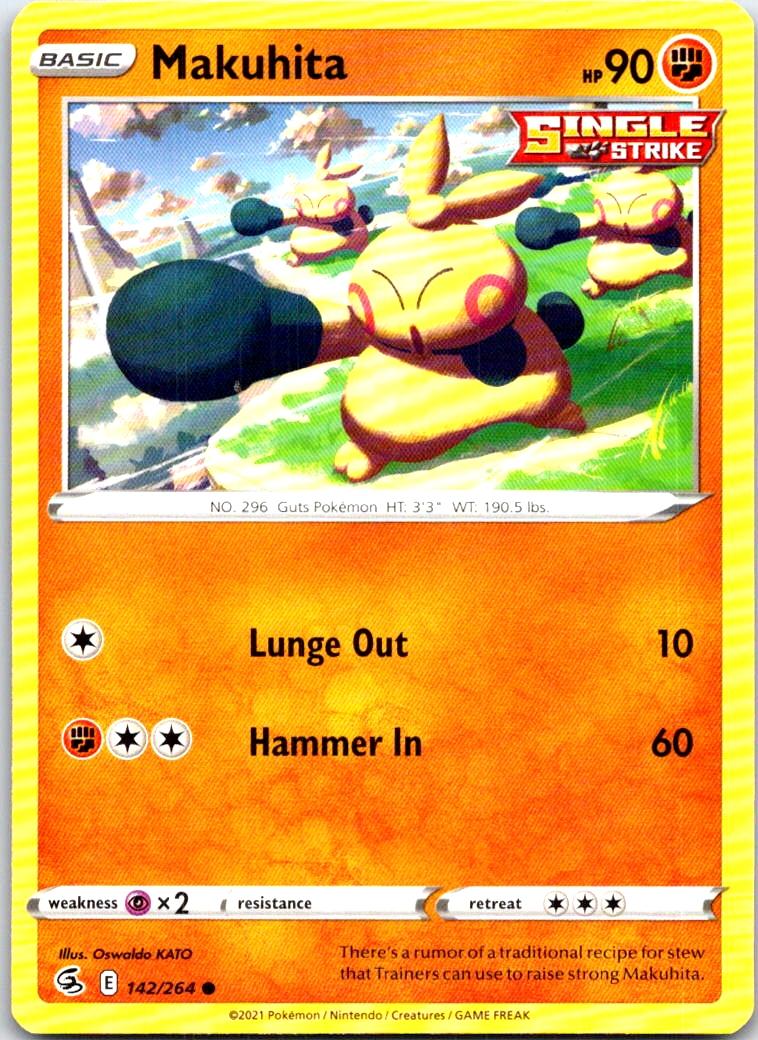 Makuhita - 142/264 - - FUSION STRIKE - Pokemon - Common | AB60-7