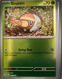 Grubbin - 002/084 - Reverse Holo - PITCH BLACK - Pokemon - Common | AA14-90