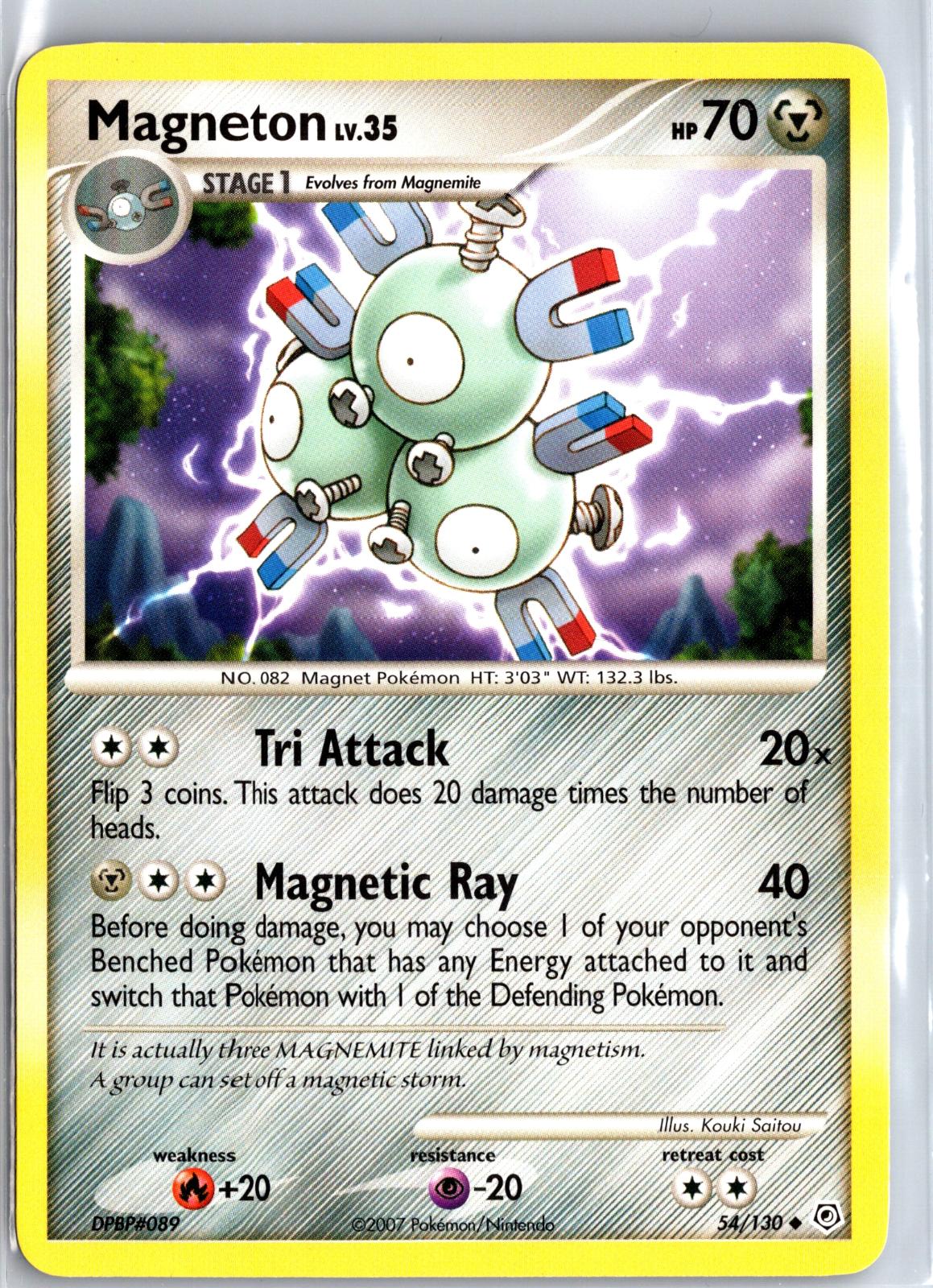 Magneton - 54/130 - - DIAMOND & PEARL - Pokemon - Uncommon | AB05-21